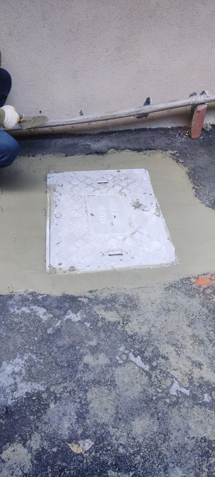 Şile'de kanalizasyon açma ekibi sahada